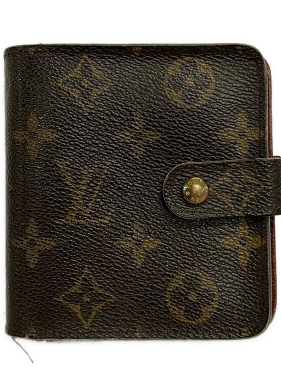Louis Vuitton Handbags - LOUIS VUITTON Compact Zipper Wallet M61667 Monogram - MI0041 Bifold Wallet